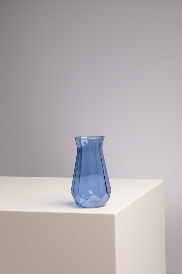 Conical Base Glass Vase